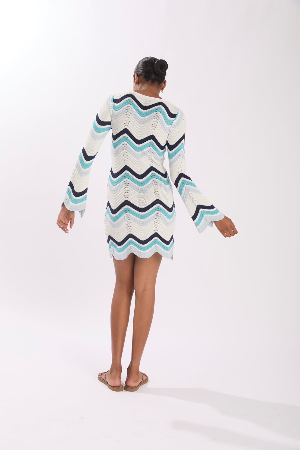 SHARON DRESS COASTAL SHADE