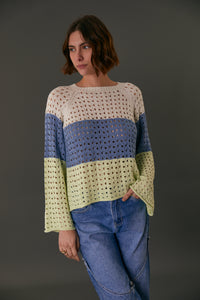 GENOVA SWEATER LIME CREAM