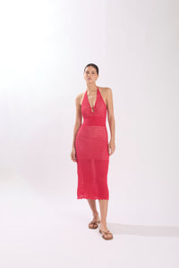 BEVERLY DRESS CLARED RED (PREVENTA)