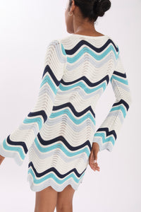 SHARON DRESS COASTAL SHADE