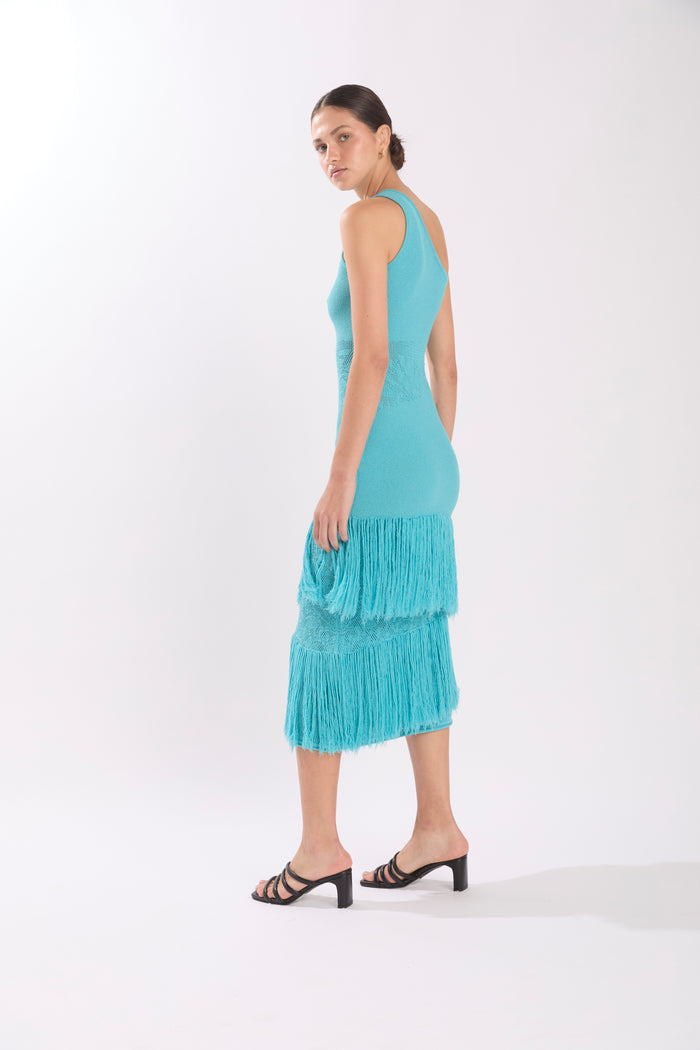 PACINO DRESS COASTAL SHADE